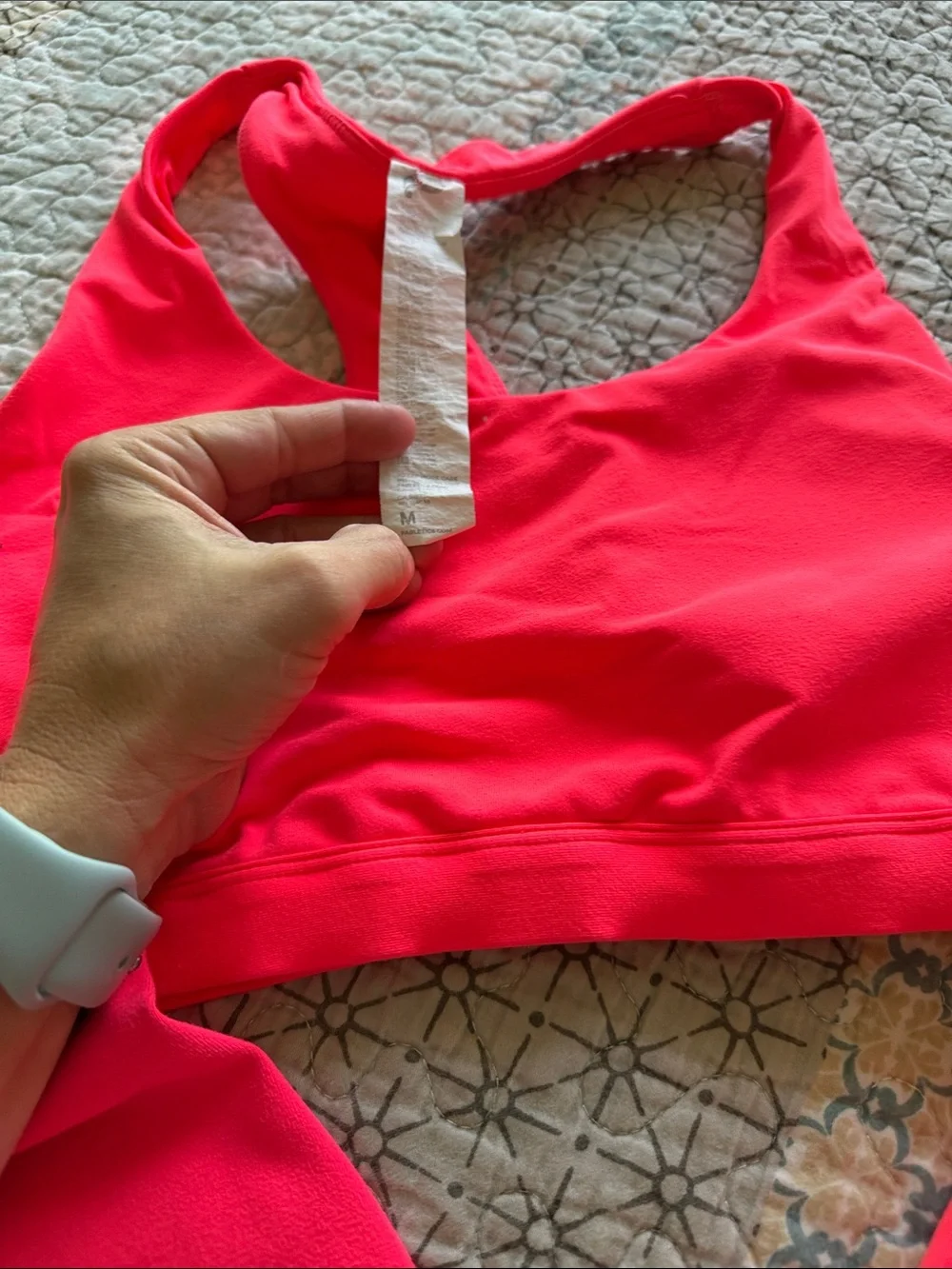 Fabletics Bright Pink Activewear Set - Sports Bra & Leggings